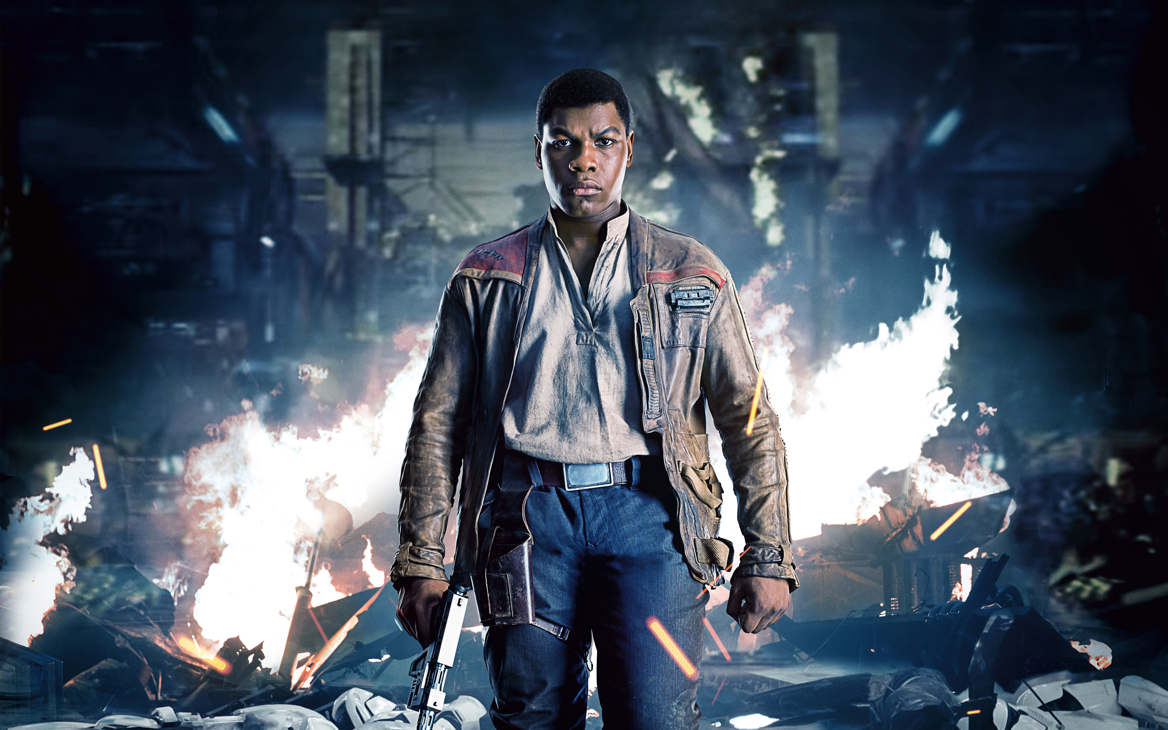 John Boyega as Finn Star Wars The Last Jedi 4K477269004